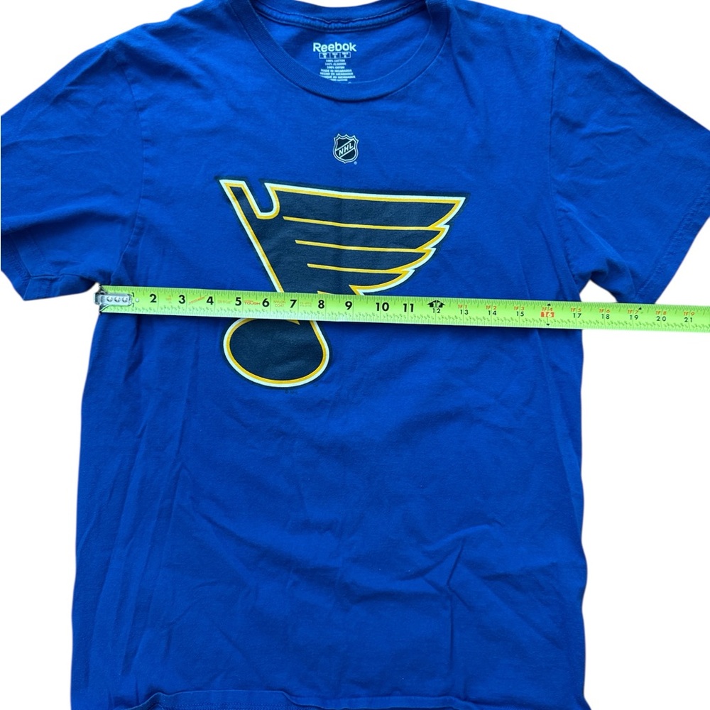 St Louis Blues Ryan Reaves #75 Women’s T-Shirt Size Medium Reebok NHL Blues - Picture 5 of 7